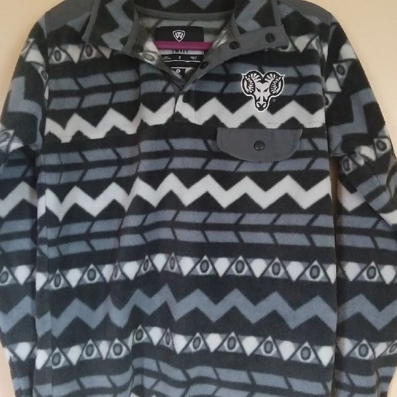 Fanatics Sweaters - Top of the world by fanatics small LA Rams Aztec print quarter zip